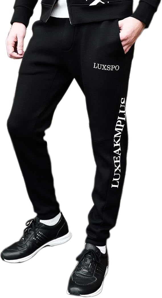 【未使用・タグ付】リュクスエイケイエムプラス　ジョガーパンツ　スウェット　白　Ｍ セール】LUXEAKMPLUS(リュクスエイケイエムプラス)ゴルフ ロゴ